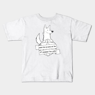 Smaller Print - When the DM Wags His Tail Kids T-Shirt